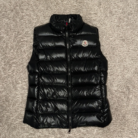 Moncler Jackets & Coats Moncler Ghany Shiny Quilted Puffer Vest